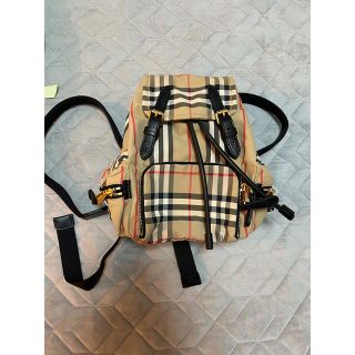 バーバリー(BURBERRY)のBURBERRYスモ-ル リュックサック　チエツク&アイコンストライプ(リュック/バックパック)