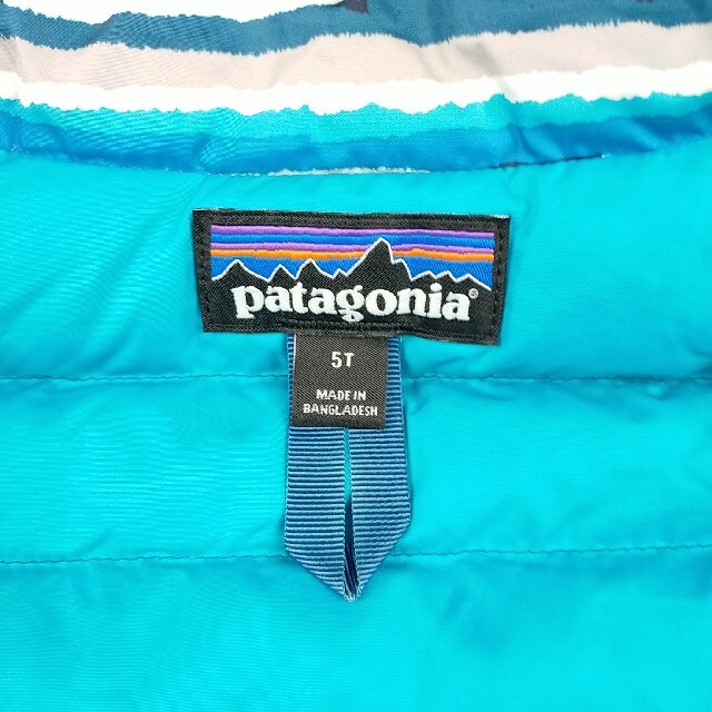 patagonia(パタゴニア)の❁専用❁【極美品】パタゴニア ダウンジャケット ジャンパー 110 120 キッズ/ベビー/マタニティのキッズ服男の子用(90cm~)(ジャケット/上着)の商品写真