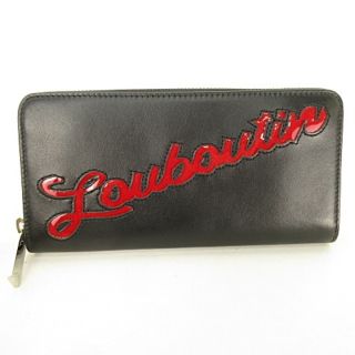 クリスチャンルブタン(Christian Louboutin)のクリスチャンルブタン パネトーネ 長財布 3195121 黒 赤(長財布)