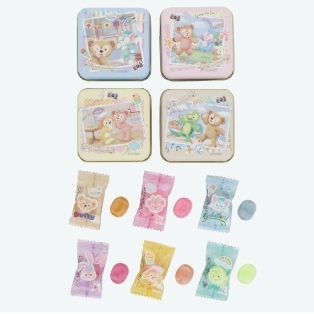 Disney 缶のみ飴なしキャンディー4缶ディズニーシー ダッフィー フレンズの通販 By 入院中のため発送は2月になります D Life Store ディズニーならラクマ