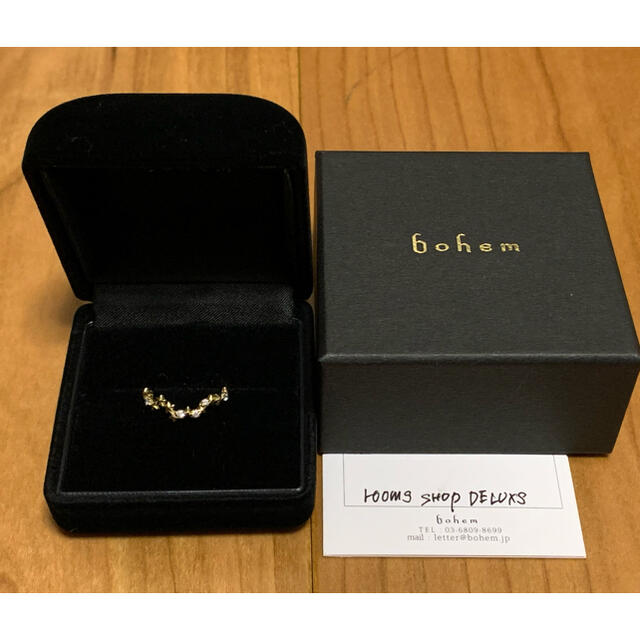 H.P.FRANCE(アッシュペーフランス)のbohem(ボヘム）K10　スターリースカイ　ダイヤ レディースのアクセサリー(リング(指輪))の商品写真