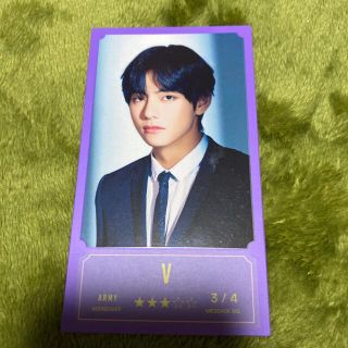 BTS バンバンコン テヒョン ③ メッセージカード　公式(アイドルグッズ)