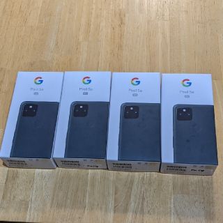 グーグル(Google)のPixel 5a 5G 4台セット(スマートフォン本体)