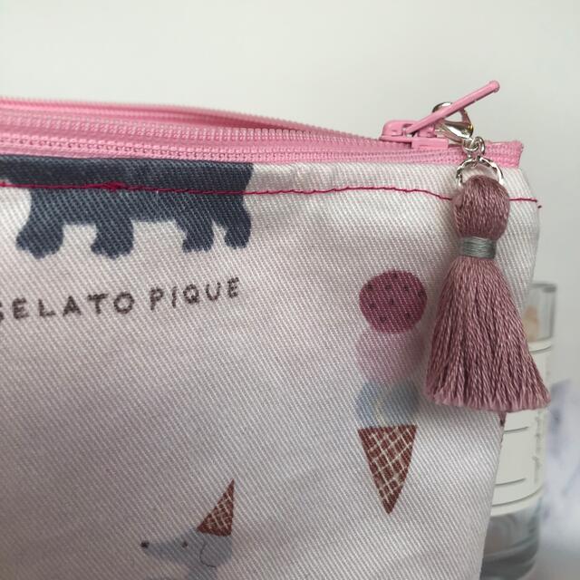 gelato pique(ジェラートピケ)のぽんじゅーす様ジェラートピケ　ハンドメイド　ポーチ ハンドメイドのファッション小物(ポーチ)の商品写真