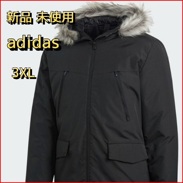 【新品 未使用】adidas アディダス 中綿 ダウンジャケット フード