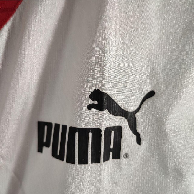 PUMA(プーマ)の90's  PUMA ヒットユニオン ナイロンジャケット マルチカラー デカロゴ メンズのジャケット/アウター(ナイロンジャケット)の商品写真