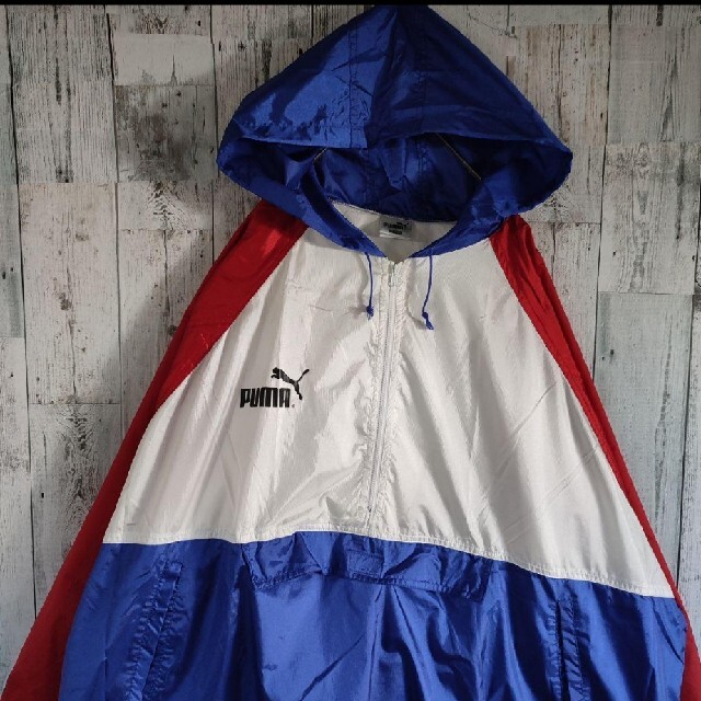 PUMA - 90's PUMA ヒットユニオン ナイロンジャケット マルチカラー
