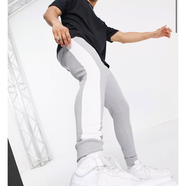asos(エイソス)のSoul Star cut&sew スーパースキニージョガーパンツ メンズのパンツ(その他)の商品写真