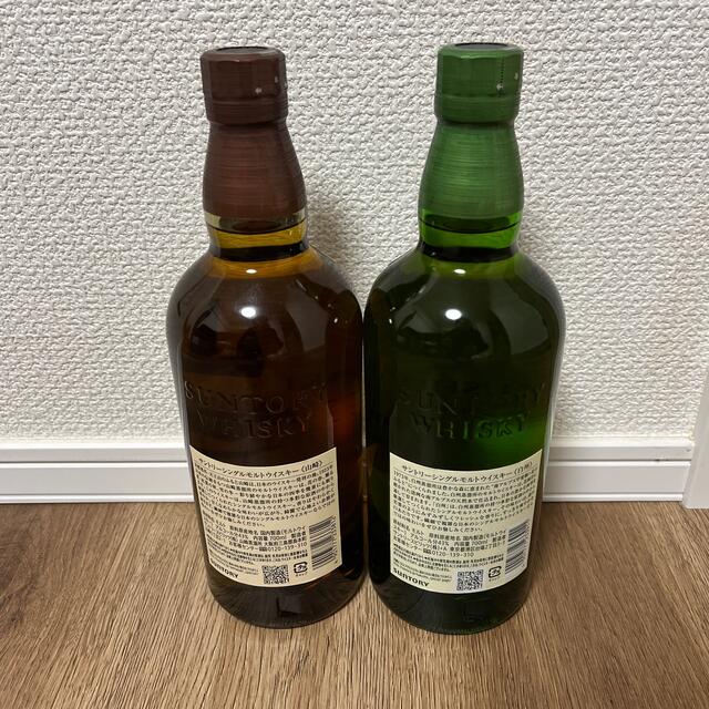 サントリー(サントリー)の山崎&白州ウイスキー 食品/飲料/酒の酒(ウイスキー)の商品写真