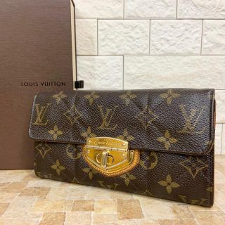 ルイヴィトン(LOUIS VUITTON)の箱付 ルイヴィトン モノグラム  長財布 エトワール キルティング ターンロック(財布)