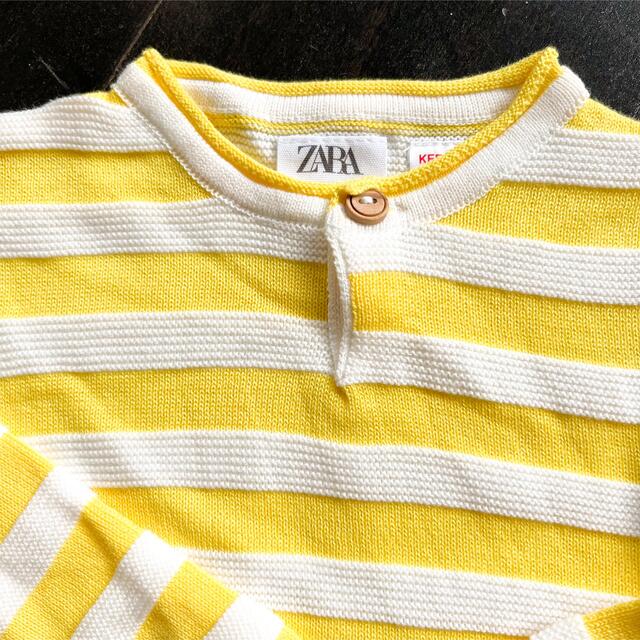 ZARA KIDS(ザラキッズ)のザラベビー【未使用/タグなし】98cm コットンニット キッズ/ベビー/マタニティのキッズ服男の子用(90cm~)(ニット)の商品写真