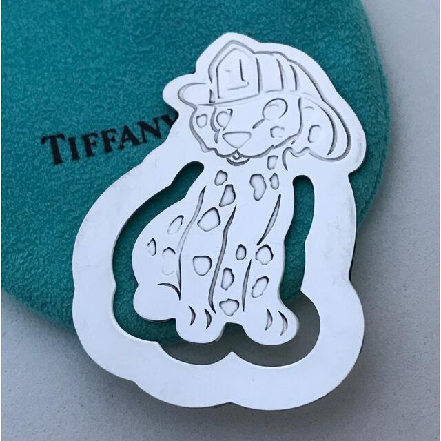 ピアスTiffany いぬブックマーク希少