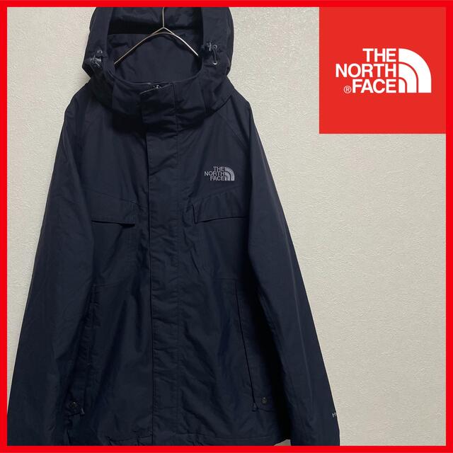 THE NORTH FACE(ザノースフェイス)の美品 ノースフェイス 紺色 マウンテンパーカー レディースXL HYVENT レディースのジャケット/アウター(ナイロンジャケット)の商品写真