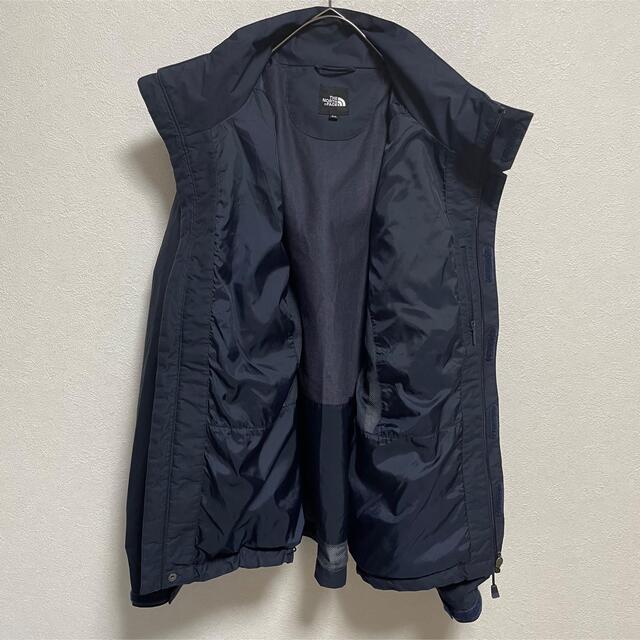 THE NORTH FACE(ザノースフェイス)の美品 ノースフェイス 紺色 マウンテンパーカー レディースXL HYVENT レディースのジャケット/アウター(ナイロンジャケット)の商品写真