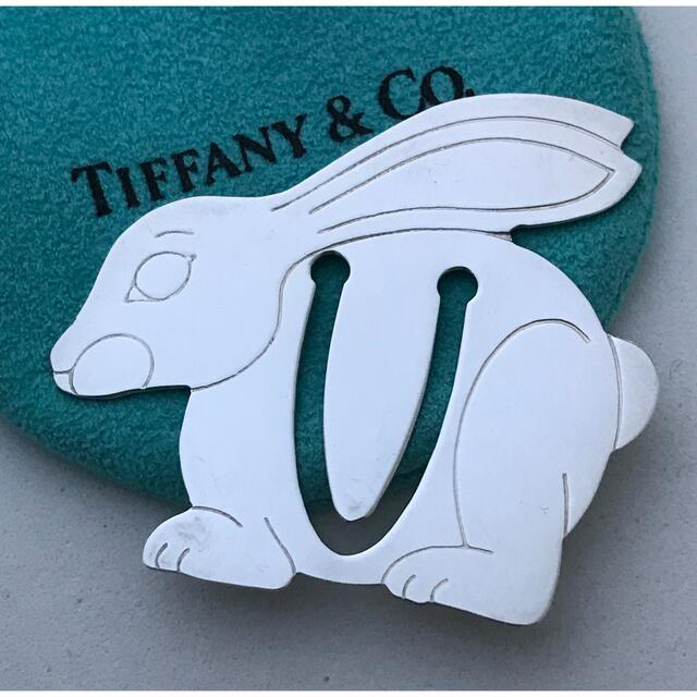 Tiffany うさぎブックマーク希少