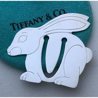 ティファニー(Tiffany & Co.)のTiffany うさぎブックマーク希少(ピアス)