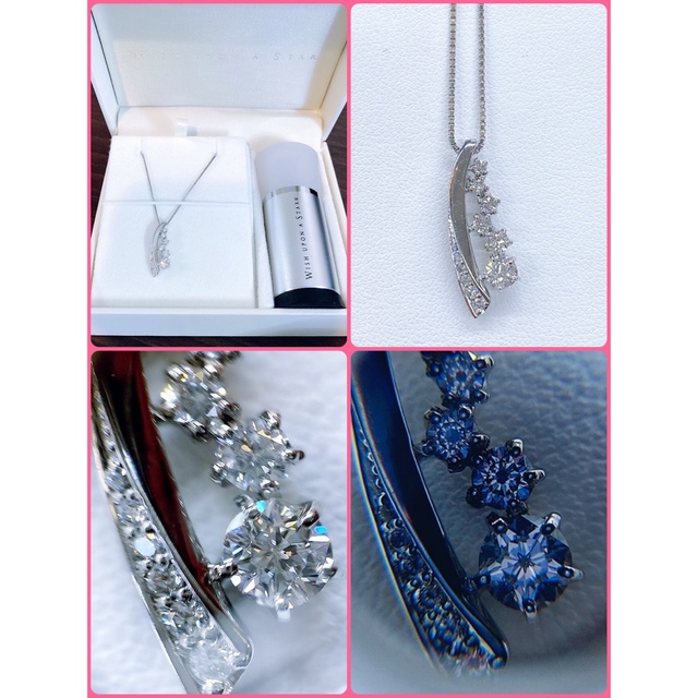 ⭐️Wish upon a star⭐️プラチナダイヤモンドネックレス PT ⭐️Wish upon a star⭐️プラチナダイヤモンドネックレス PT