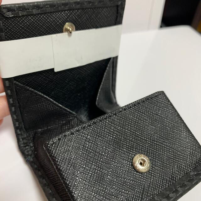 ＆様専用です❤️ カーボンレザー　コインケース　ブラック　ブルー　ネイビー メンズのファッション小物(コインケース/小銭入れ)の商品写真