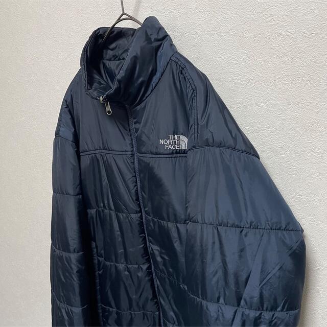 THE NORTH FACE(ザノースフェイス)の美品 ノースフェイス ネイビー 中綿ジャケット メンズL メンズのジャケット/アウター(ブルゾン)の商品写真