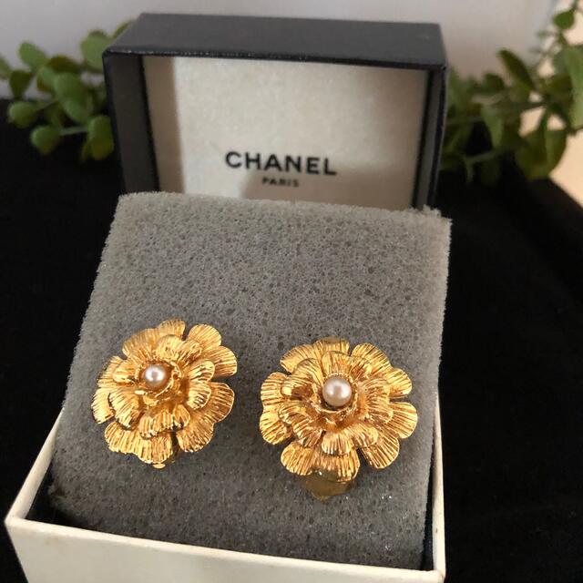 HOT CHANEL - ヴィンテージ シャネル イヤリング リペア ピアス