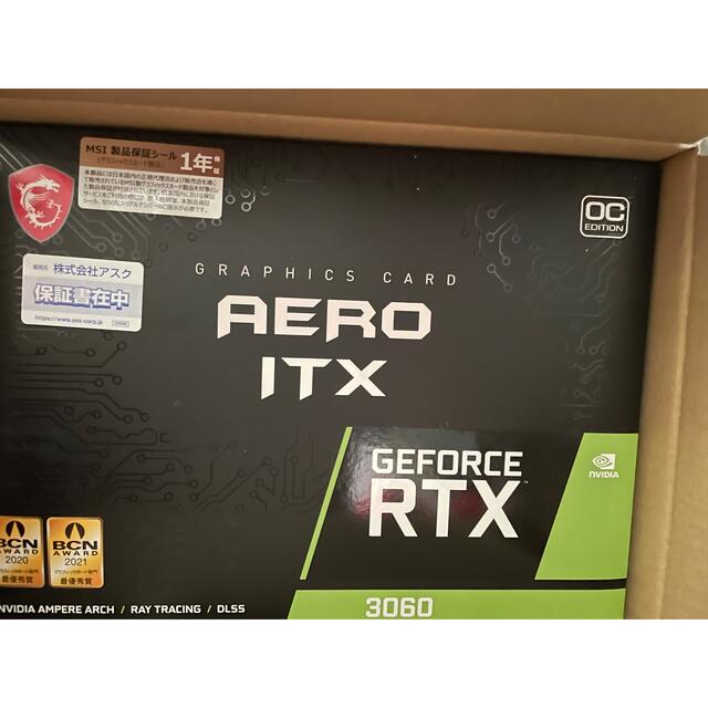 RTX 3060 AERO ITX 12G OC MSI PCI 新品 | hartwellspremium.com