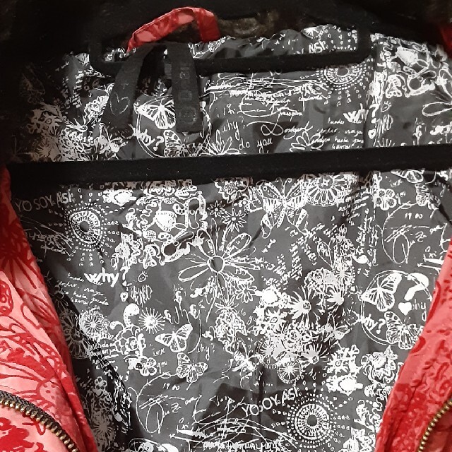 DESIGUAL(デシグアル)の4L~6L大きいサイズ♡デシグアル♡レッドダウンジャケット レディースのジャケット/アウター(ダウンジャケット)の商品写真