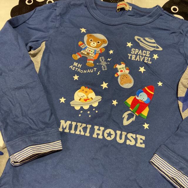 mikihouse(ミキハウス)の130♡ミキハウス♡宇宙♡ロンT キッズ/ベビー/マタニティのキッズ服男の子用(90cm~)(Tシャツ/カットソー)の商品写真