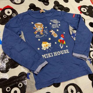 ミキハウス(mikihouse)の130♡ミキハウス♡宇宙♡ロンT(Tシャツ/カットソー)