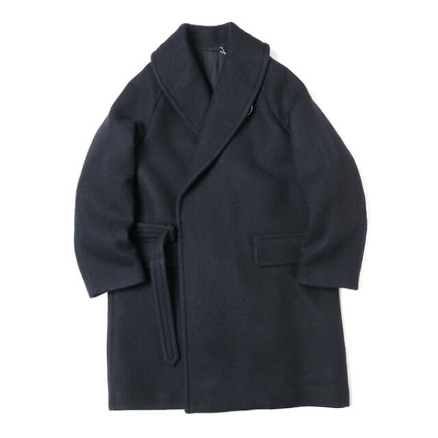 COMOLI(コモリ)の【極美品】18AW COMOLI WOOL SHAWL COLLAR COAT メンズのジャケット/アウター(チェスターコート)の商品写真