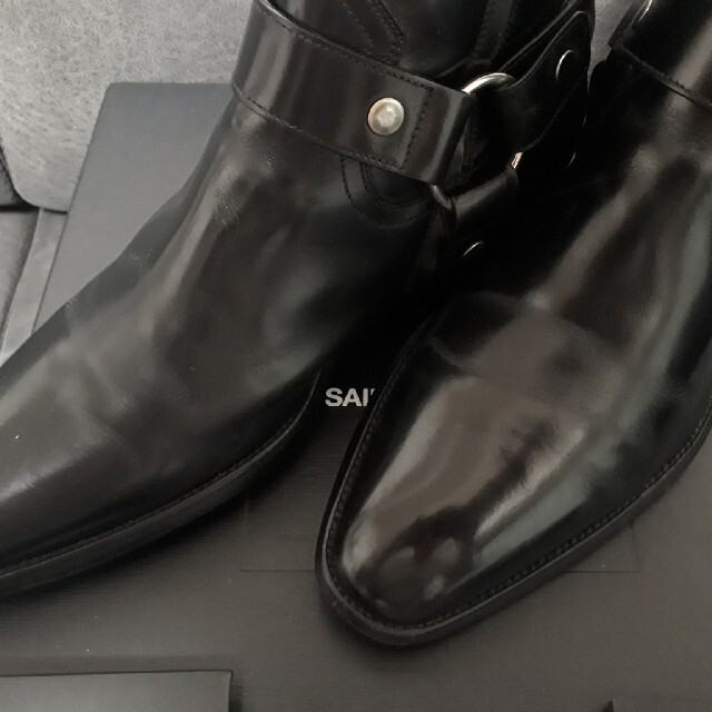 Saint Laurent(サンローラン)のサンローラン　ワイアットハーネスブーツ メンズの靴/シューズ(ブーツ)の商品写真