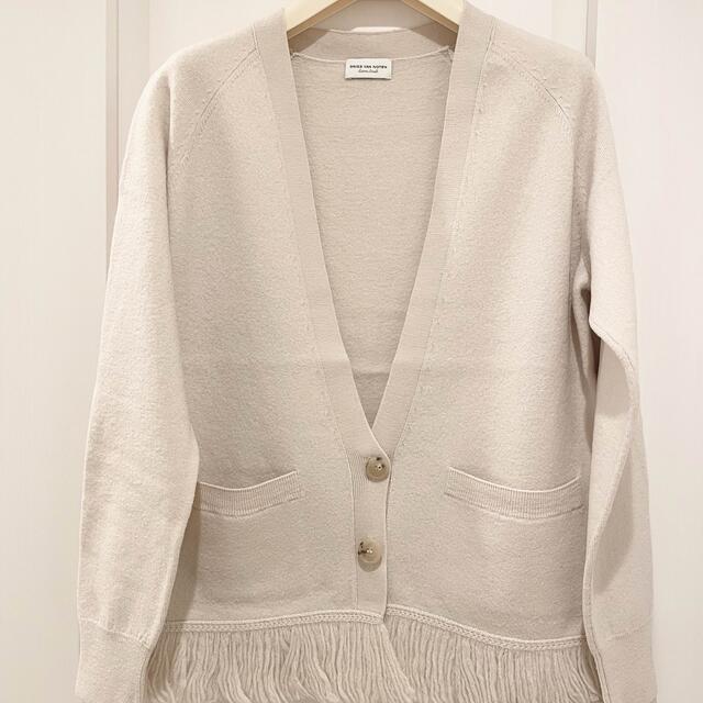 DRIES VAN NOTEN - ドリスヴァンノッテン フリンジ カーディガン XS〜M