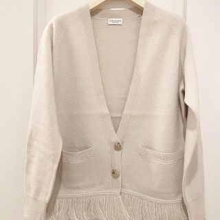 ドリスヴァンノッテン(DRIES VAN NOTEN)のドリスヴァンノッテン フリンジ カーディガン XS〜Mサイズ対応 青山店購入(ニット/セーター)