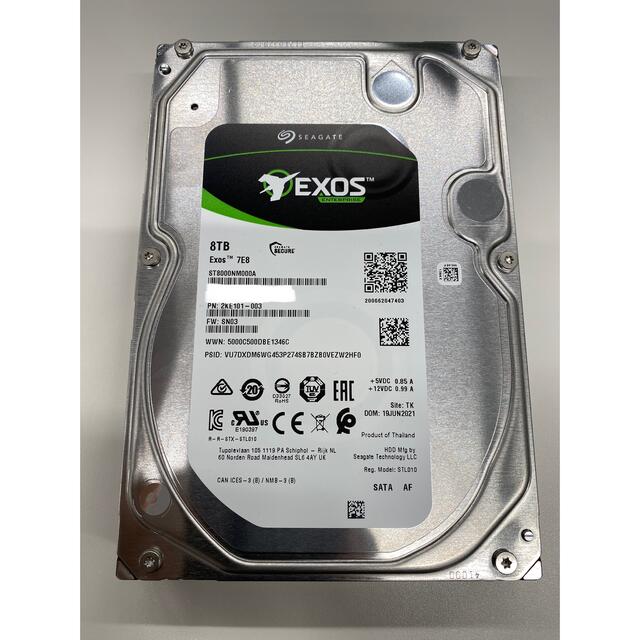 訳有未使用 極美品 SEAGATE 3.5inch 8TB HDD 送料無料