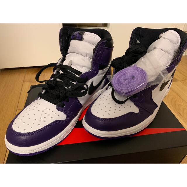 NIKE(ナイキ)のNIKE AIR JORDAN 1 "COURT PURPLE" 26cm メンズの靴/シューズ(スニーカー)の商品写真