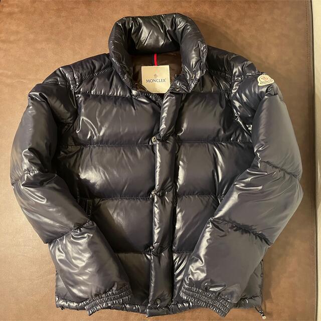 美品 モンクレール マヤ サイズ1 MONCLER MAYA シャイニーネイビー