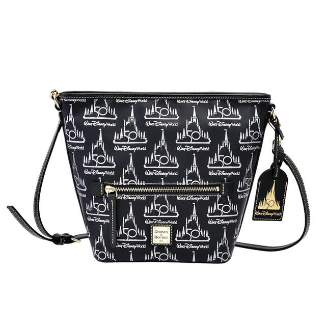 Disney   Dooney＆Bourke バッグ 黒 限定 WDW ロゴ フラッグシップの