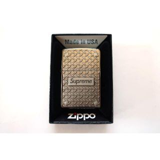 シュプリーム(Supreme)のSupreme Diamond Plate Zippoシュプリームダイアモンド2(タバコグッズ)