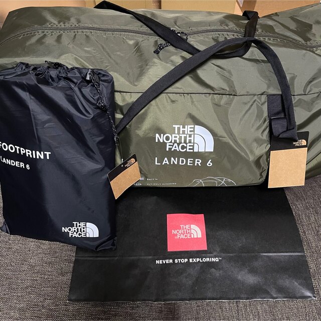 THE NORTH FACE(ザノースフェイス)のノースフェイス ランダー6【NV22100】Lander6＋フットプリントセット スポーツ/アウトドアのアウトドア(テント/タープ)の商品写真