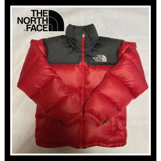 ザノースフェイス(THE NORTH FACE)のTHE NORTH FACE 700 ノースフェイス ダウン RED BLACK(ダウンジャケット)