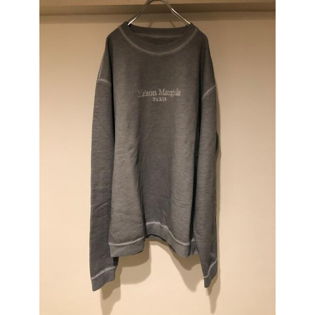 メンズMAISON MARGIELA メゾンマルジェラ　コールドダイ　ロゴ　スウェット