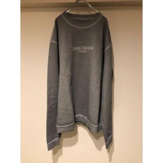 マルタンマルジェラ(Maison Martin Margiela)のMAISON MARGIELA メゾンマルジェラ　コールドダイ　ロゴ　スウェット(スウェット)