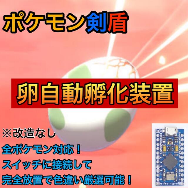【完全自動】ポケモン剣盾 卵自動孵化装置 エンタメ/ホビーのゲームソフト/ゲーム機本体(その他)の商品写真