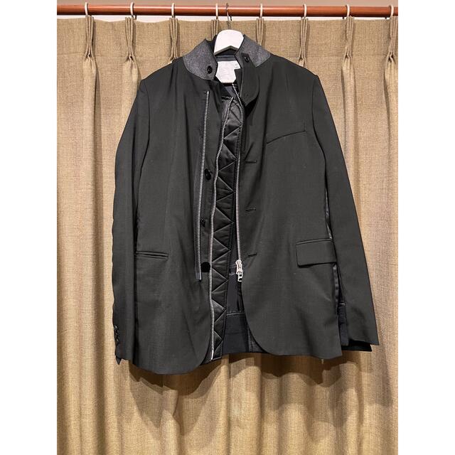 sacai Suiting Jacket レイヤード ジャケット 1 サカイ約104500円