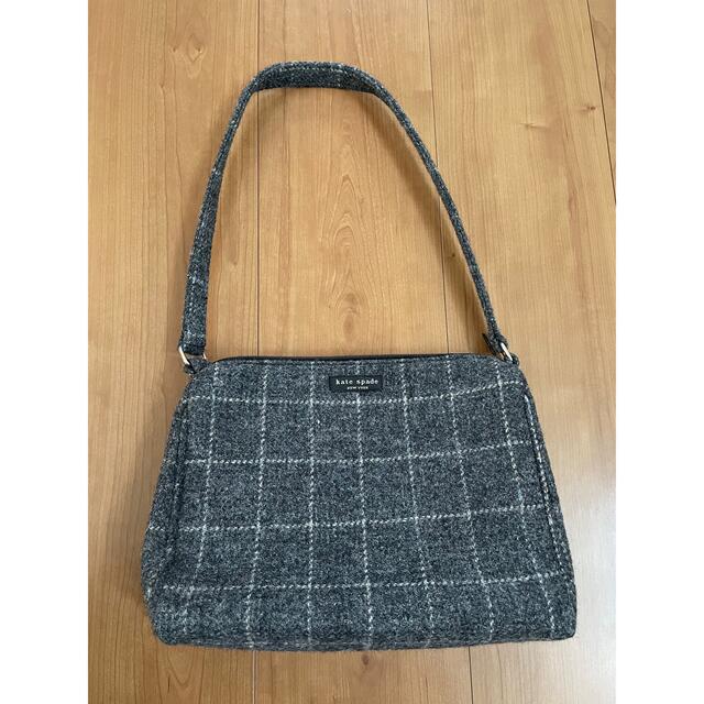 美品 kate spade ウールハンドバッグ