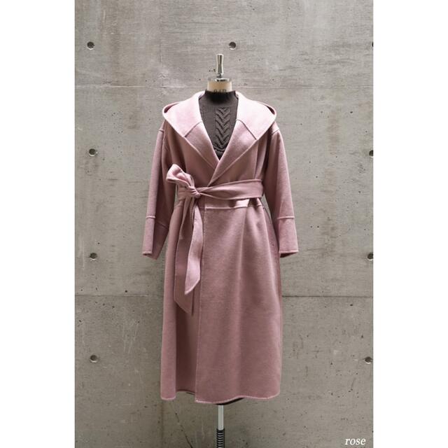 ★8日まで★Wool-blend doubleface Belted coat