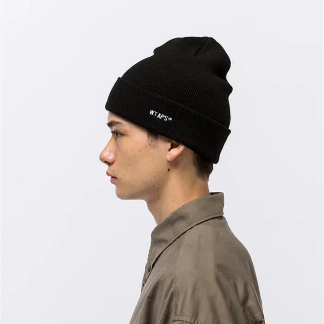 Wtaps Beanie 01 Black ビーニー　ニット帽