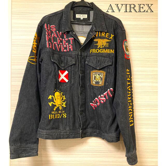 大人気！AVIREX タイプブルー インパクトデニムジャケット