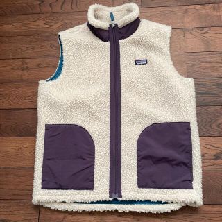 Patagonia  ベスト　レディースS  キッズXL  ベージュ　春秋