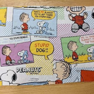 スヌーピー(SNOOPY)のスヌーピー　生地　ハギレ(生地/糸)