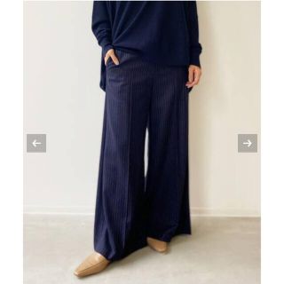 アパルトモンドゥーズィエムクラス(L'Appartement DEUXIEME CLASSE)のGentleman Pants(stripe)  34(カジュアルパンツ)